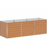  Povišena vrtna gredica Svijetlosmeđa 240 x 80 x 77 cm | shoptok.hr