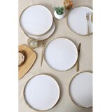 Hermia Bijeli tanjuri u setu 6 kom od kamenine ø 27 cm – | shoptok.hr