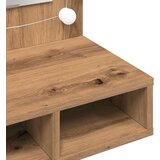 vidaXL Omarica z ogledalom in LED lučkami artisan hrast 90x31,5x62 cm | Shoptok.si