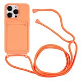 INORCO Ovitek, odporen proti udarcem za iPhone 14 Pro Max, tekoči silikonski ovitek za telefon proti padcem z režo za kartice, trak, (22036365) Cene