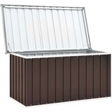vidaXL Vrtna škatla za shranjevanje rjava 129x67x65 cm | Shoptok.si