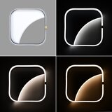  Brilagi - LED prigušiva svetiljka SIRELI LED/56W/230V 3000-6000K 40x40 cm + sa daljinskim upravljačem | Eponuda.com