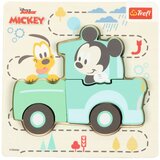 Trefl drvena slagalica, Mickey u autu | shoptok.hr