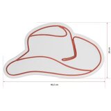 WALLXPERT dekorativna plastična led rasveta cowboy hat red | ePonuda.com