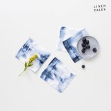 Linen Tales Bijelo/plavi platneni podmetači u setu od 4 kom - | shoptok.hr