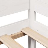 vidaXL Dnevna postelja s predali bela 90x200 cm trdna borovina | Shoptok.si