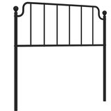  Metalno zamjensko uzglavlje crno 100 cm | shoptok.hr