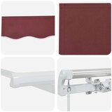 Tenda na ručno uvlačenje bordo 300 x 250 cm | shoptok.hr