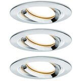 PAULMANN Set ugradbenih LED svjetiljki Nova Plus (6,8 W, Srebrna, 3 Kom., Topla bijela, IP65) Cijene
