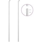 vidaXL Mrežna ograja s stebrički pocinkano jeklo 15x1,5 m srebrna | Shoptok.si