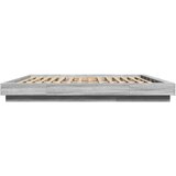  Okvir za krevet s LED svjetlima boja hrasta 200 x 200 cm drveni | shoptok.hr