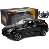  Auto na daljinsko upravljanje Porsche Cayenne Turbo Rastar 1:14- crni | Shoptok.si