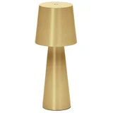 led stolna lampa s mogućnosti zatamnjivanja u zlatnoj boji s metalnim sjenilom (visina 25 cm) arenys –