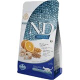 N&d Ocean Cat Adult Grain Free polenovka, pira, oves in pomaranča 300 g Cene