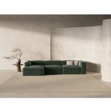 Cosmopolitan Design Zelena kotna sedežna garnitura (levi kot/z ležalnikom) Bergano – | Shoptok.si