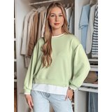 DStreet Bluza damska oversize LUZZIO miętowa | Shoptok.si
