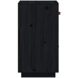  Komoda crna 34 x 40 x 75 cm od masivne borovine | shoptok.hr