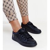 Gemre Black women's lace-up sneakers eco leather Devona | Shoptok.si