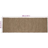  Tepisi za područja Siva 80 x 200 cm Juta | shoptok.hr