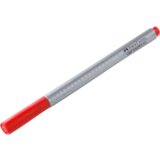 Faber-Castell flomaster liner grip finepen 151621 (crveni) crvena 0.4 mm metalni vrh 10 kom | ePonuda.com