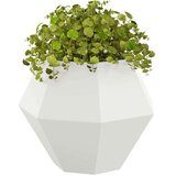  Cvetlično korito Bela 75 x 75 x 60 cm Jeklo, (5000207688) | Shoptok.si