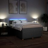  Krevet box spring s madracem svjetlosiva 160x200 cm tkanina | shoptok.hr