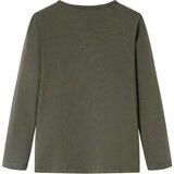  Dječja majica dugih rukava kaki 116 | shoptok.hr