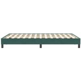 Box spring postelja brez vzmetnico temno zelena 120x210cm žamet, (21790911) | Shoptok.si