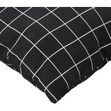  Razprševne blazine 4 pcs Črno karo 60 x 60 cm Poliester, (5000202705) | Shoptok.si