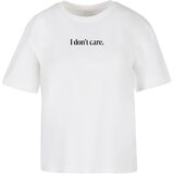 Mister Tee Women's T-shirt I Don't Care white Cene