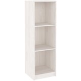Furnova Knjižna omara za razdelitev prostora bela 36x33x110 cm borovina, (21932365) | Shoptok.si