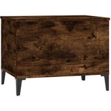  Klubska mizica dimljeni hrast 60x44,5x45 cm inženirski les, (20712210) | Shoptok.si