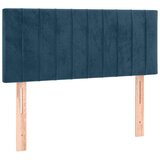  LED uzglavlje tamnoplavo 90x5x78/88 cm baršunasto | shoptok.hr