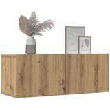  2-dijelni zidni TV ormarić boja hrast artisan 80x30x30 cm | shoptok.hr