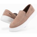 Ombre Men's slip on half shoes on thick sole - light brown | shoptok.hr