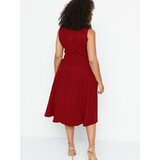 Trendyol Ženska haljina Tbbss22El1598, Bordo | Eponuda.com
