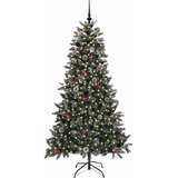  Umjetno božićno drvce Zelena 180 cm PVC, Plastika i Čelik | shoptok.hr