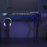  Igraći stol s nogama u oblika slova K crni 90 x 60 x 75 cm | shoptok.hr