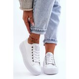 Big Star Women's Sneakers with Platform LL274A177 white Cene