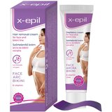 X EPIL - krema za odstranjevanje dlačic na obrazu/bikiniju (40ml) | Shoptok.si