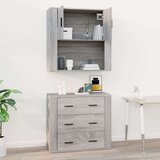  Zidni ormarić hrast sonome 80x33x80 cm konstruirano drvo | shoptok.hr