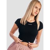 GymBeam Ženska majica Aura Cropped Black | ePonuda.com