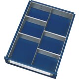 RAU Komplet za delitev predala, 1 predelna stena, 4 prečni delilniki, za višino 60 / 90 mm | Shoptok.si