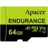  Micro SD card Apacer 64 GB Apacer Endurance microSDXC Read/Write up to 100 MB/s AP64GEDM1D05-R | Eponuda.ba
