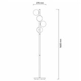  talia 23 podna lampa 4*G9 bakar | ePonuda.com