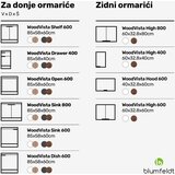 Blumfeldt WoodVista skladišni ormarić | Stabilna MDF radna ploča | Održivi materijali | Jednostavna montaža | shoptok.hr