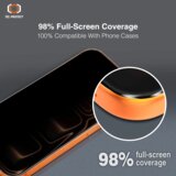 TOPTEL Tel Protect 10X Privacy DLC dijamantni premaz Anti-Spy kaljeno staklo za iPhone 17 Pro | shoptok.hr