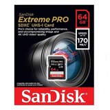 San Disk SDXC 64GB Extreme PRO 170MB/s V30 | Eponuda.ba