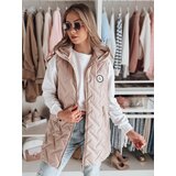 DStreet Kamizelka damska przejściowa pikowana GRANDI różowa | shoptok.hr