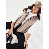 DStreet Kamizelka damska pikowana TREOS beżowa | Shoptok.si